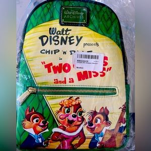 Loungefly “ Two Chips and a Miss” backpack -NWT!